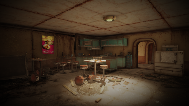 Cantine en ruines