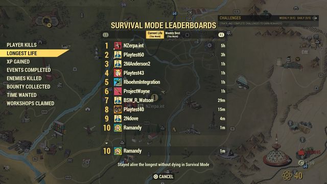 FO76 ClassementSurvie 1920x1080