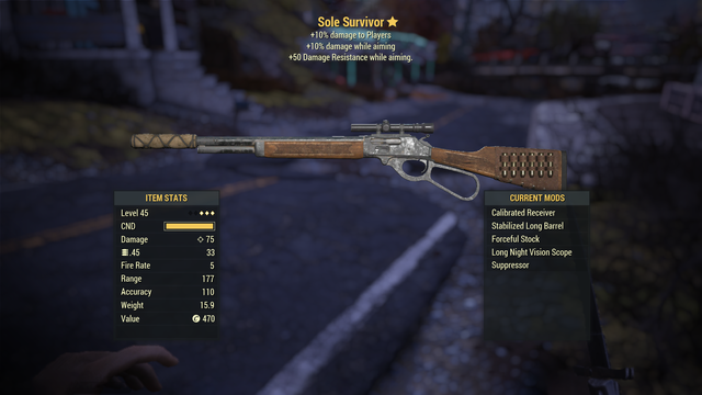 Fusil à levier Seul survivant