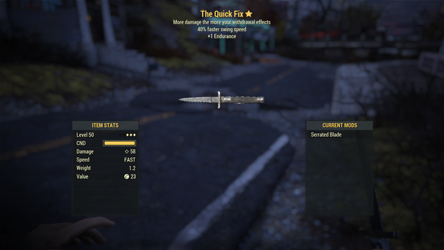 Survie Cran d'arrêt TheQuickFix